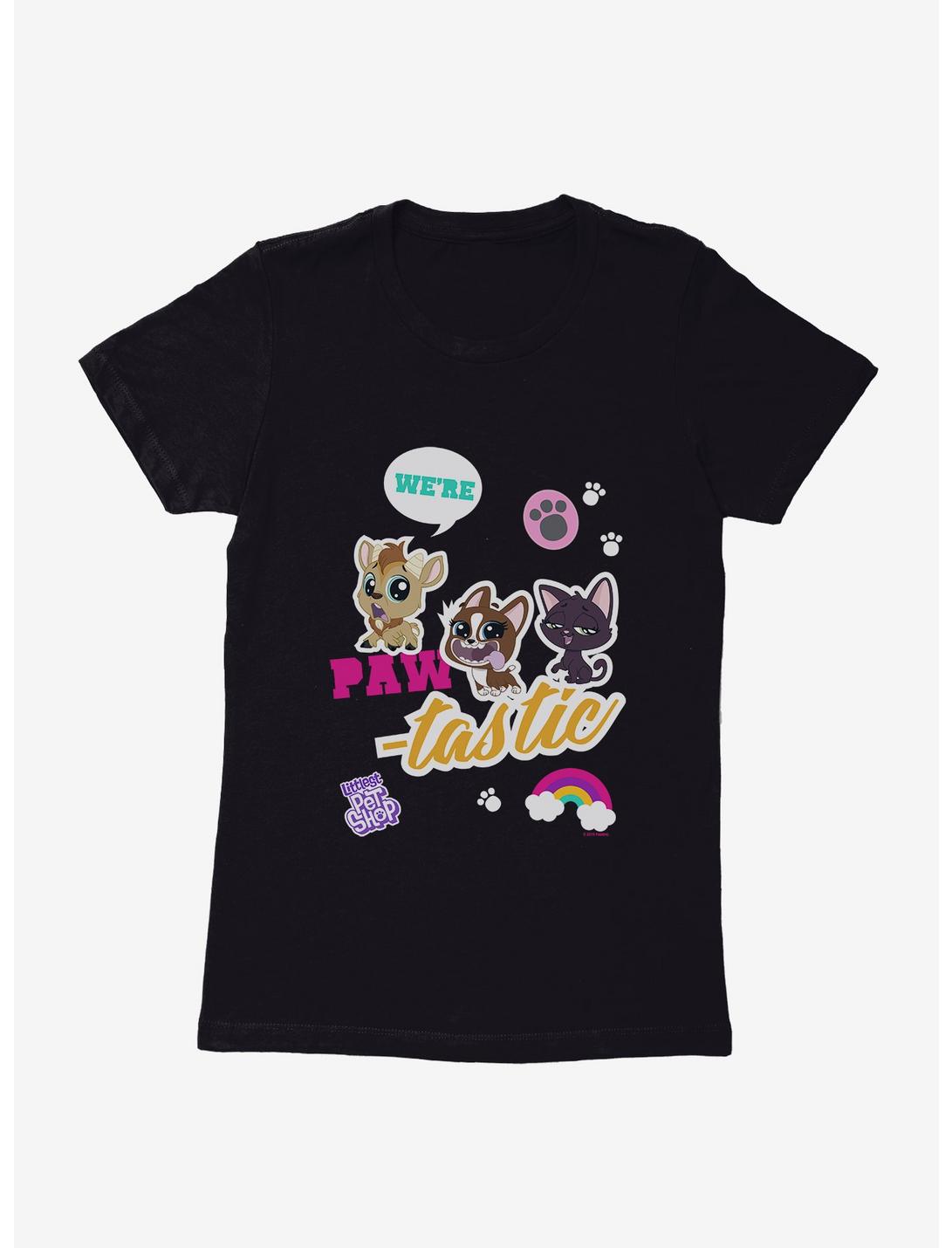 Littlest Pet Shop Paw-Tastic Womens T-Shirt, BLACK, hi-res