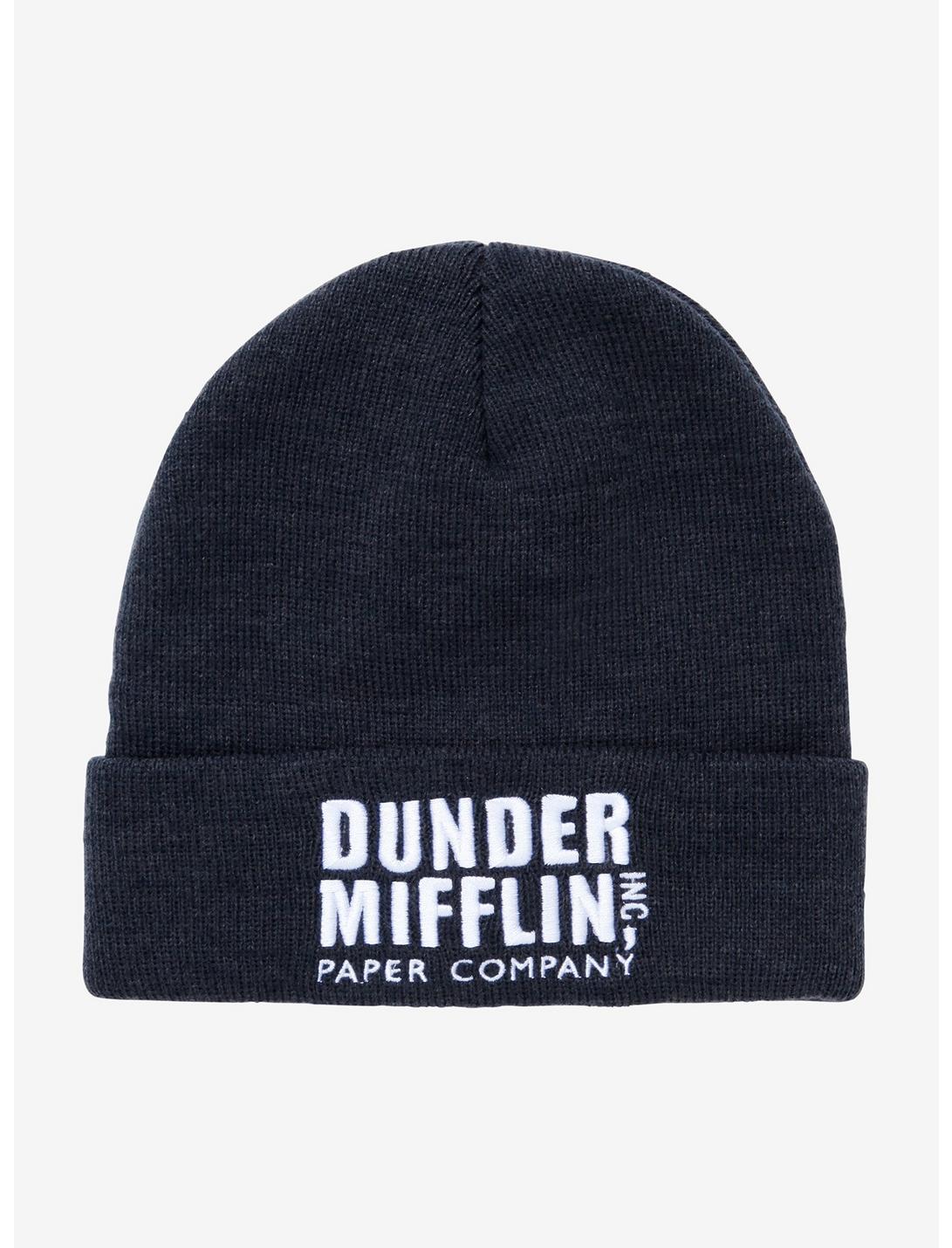 The Office Dunder Mifflin Embroidered Cuff Beanie - BoxLunch Exclusive, , hi-res