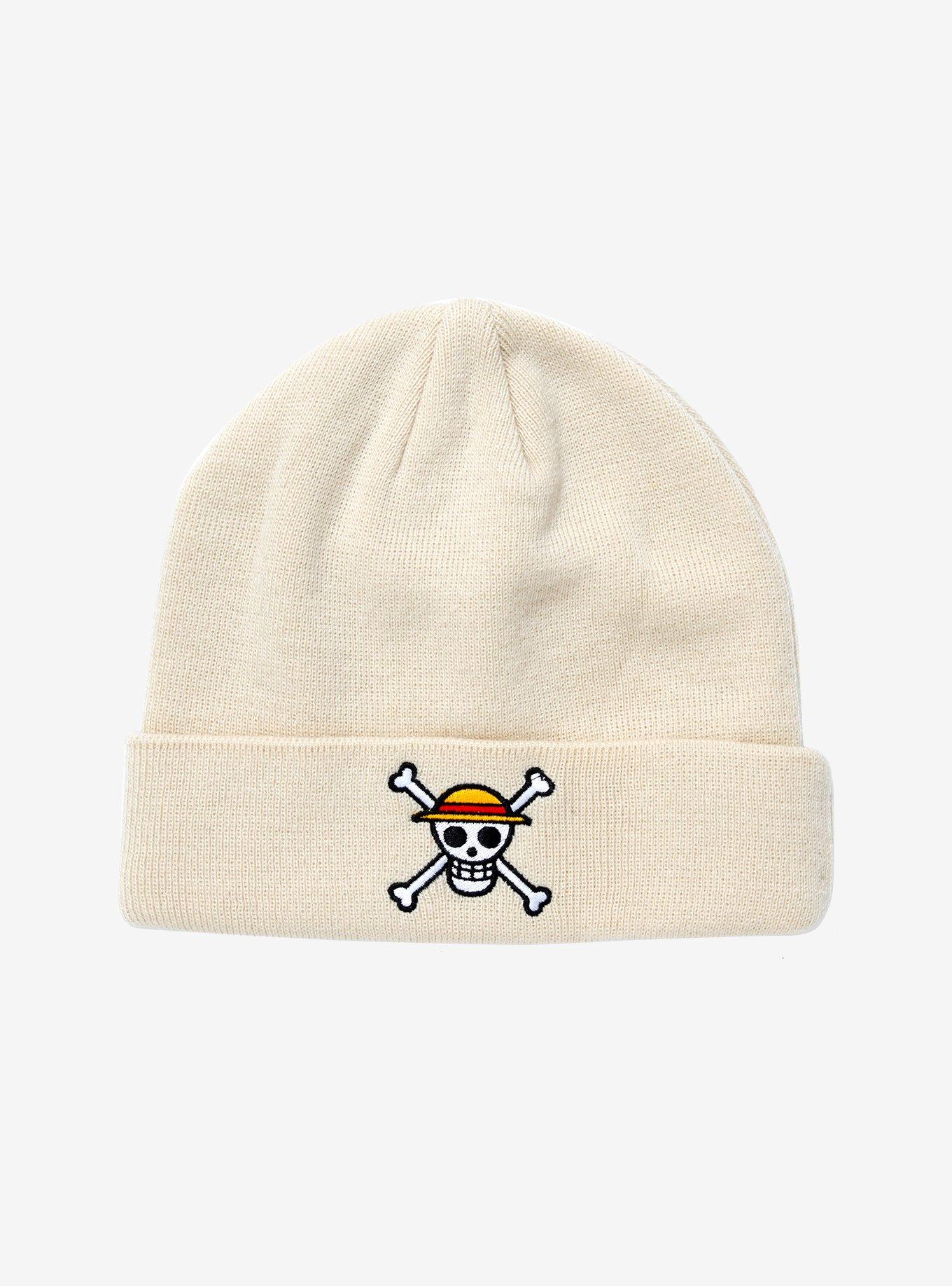 One Piece Logo Cuff Beanie - BoxLunch Exclusive, , hi-res