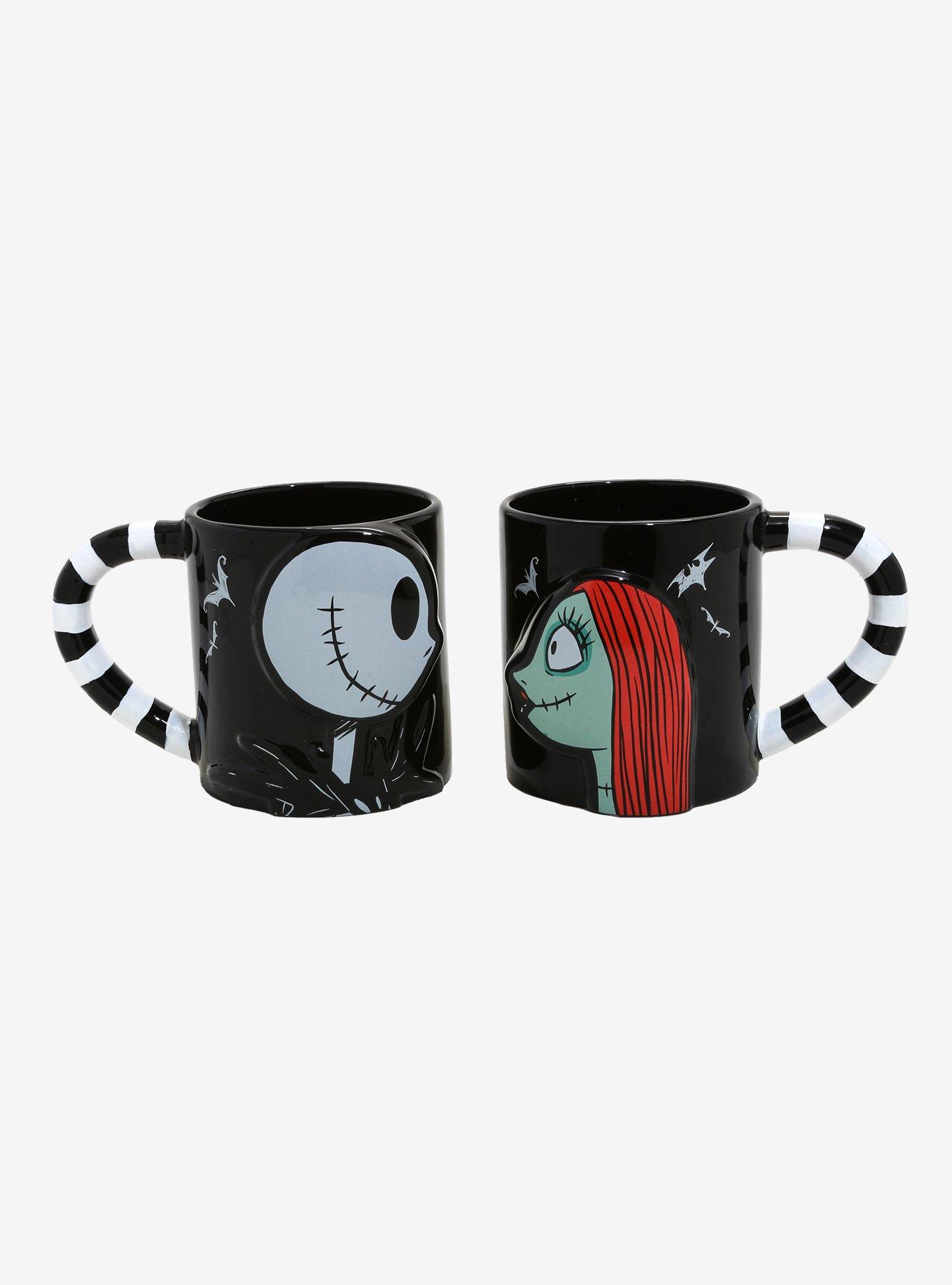 The Nightmare Before Christmas Jack & Sally Mug Set, , hi-res