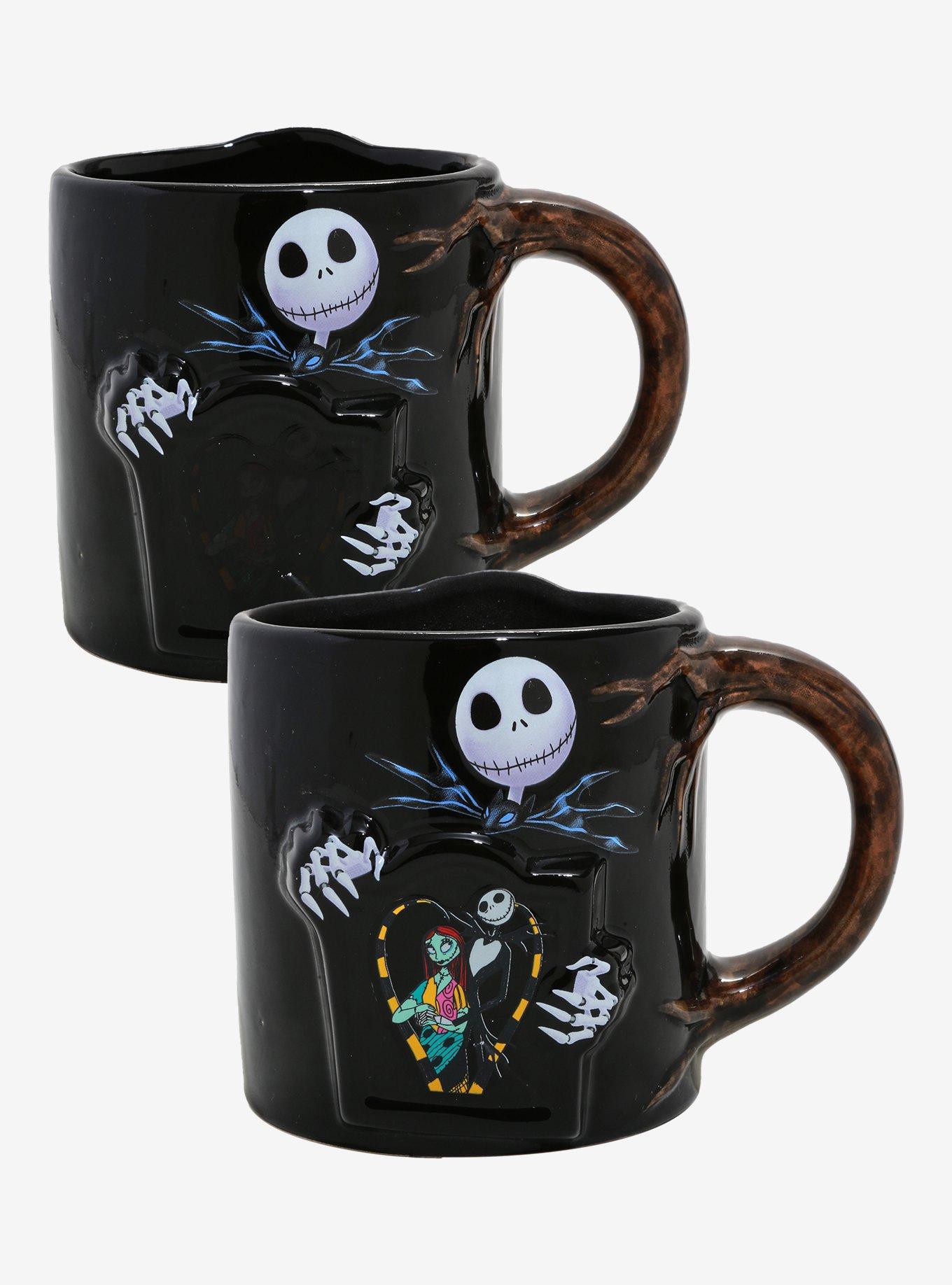 The Nightmare Before Christmas Jack & Sally Heat Reveal Mug, , hi-res