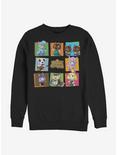 Animal Crossing Character Box Up Sweatshirt, BLACK, hi-res