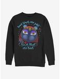 Animal Crossing Katrina Bad Times Sweatshirt, BLACK, hi-res