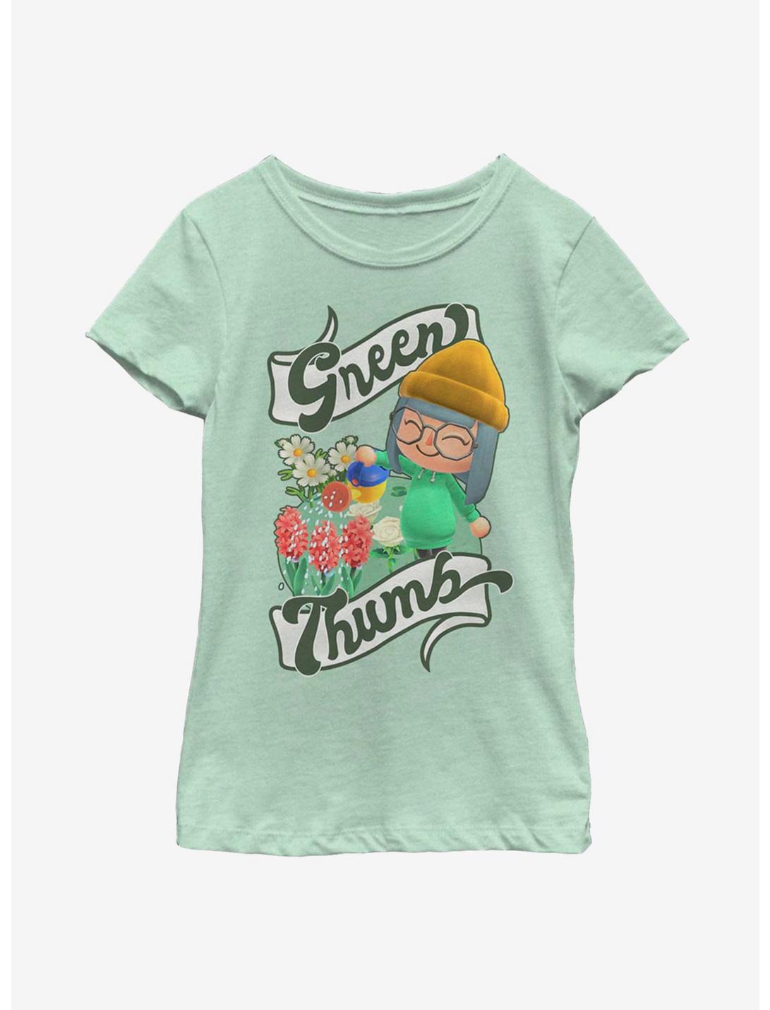 Animal Crossing Green Thumb Youth Girls T-Shirt, MINT, hi-res