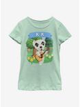 Animal Crossing KK Slider Youth Girls T-Shirt, MINT, hi-res