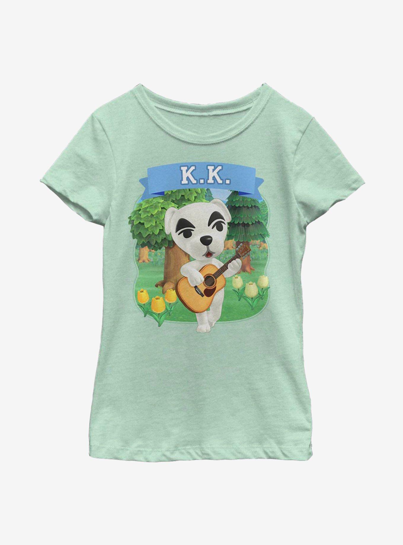 Animal Crossing KK Slider Youth Girls T-Shirt, , hi-res