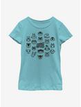 Animal Crossing New Horizons Group Youth Girls T-Shirt, TAHI BLUE, hi-res