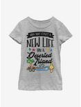 Animal Crossing Start Anew Youth Girls T-Shirt, ATH HTR, hi-res