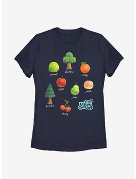 Animal Crossing Fruit and Trees Womens T-Shirt, , hi-res