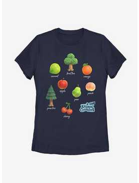 Animal Crossing Fruit and Trees Womens T-Shirt, , hi-res