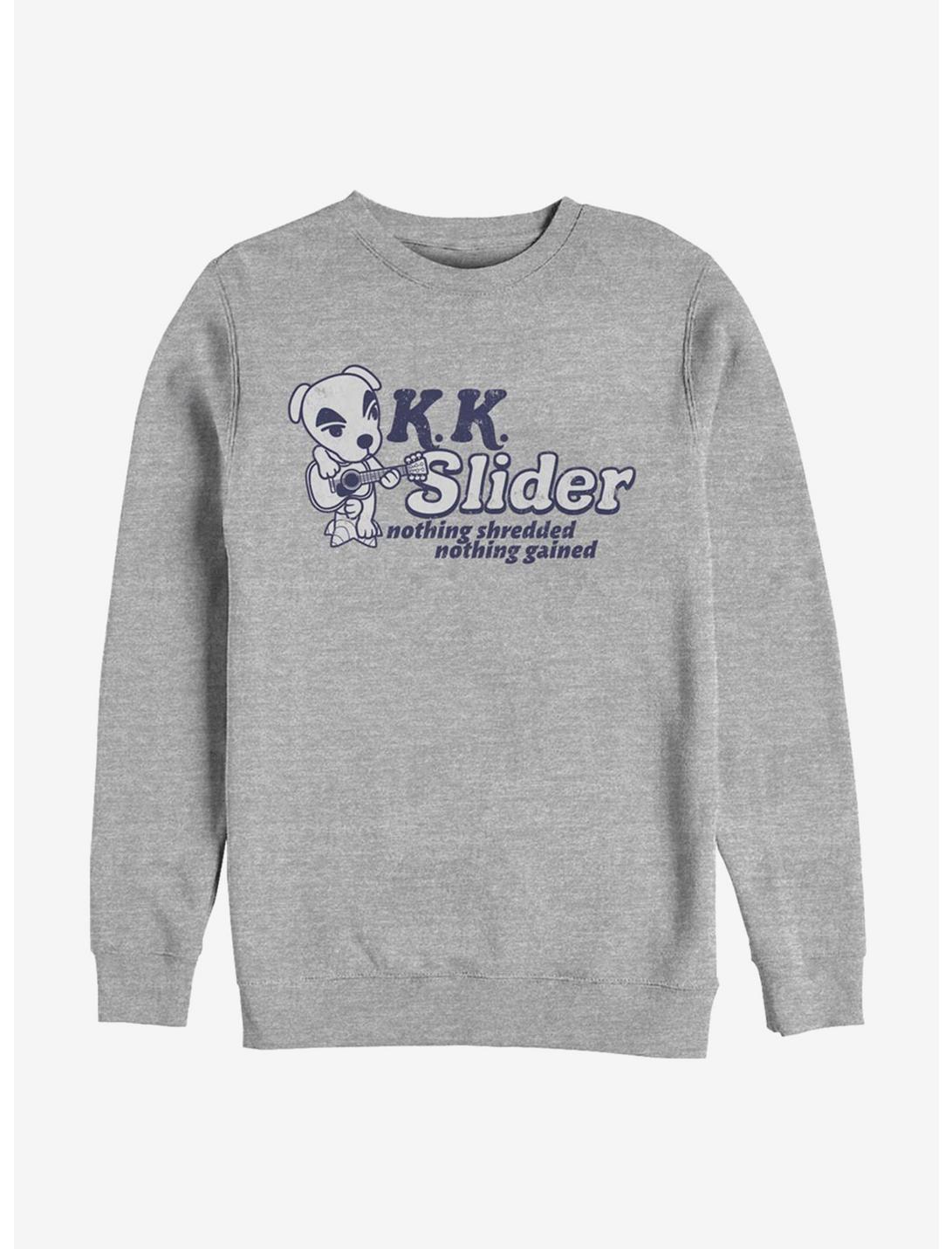 Animal Crossing K.K. Slider Nothing Shredded Sweatshirt, ATH HTR, hi-res