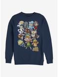 Animal Crossing Welcome Back Sweatshirt, NAVY, hi-res