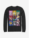 Animal Crossing Animal Blocks Long-Sleeve T-Shirt, BLACK, hi-res