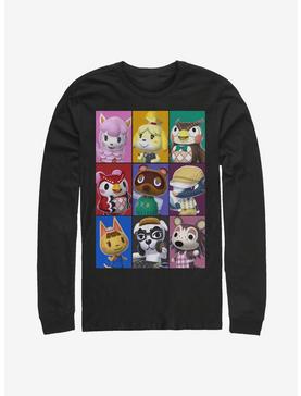 Animal Crossing Animal Blocks Long-Sleeve T-Shirt, , hi-res