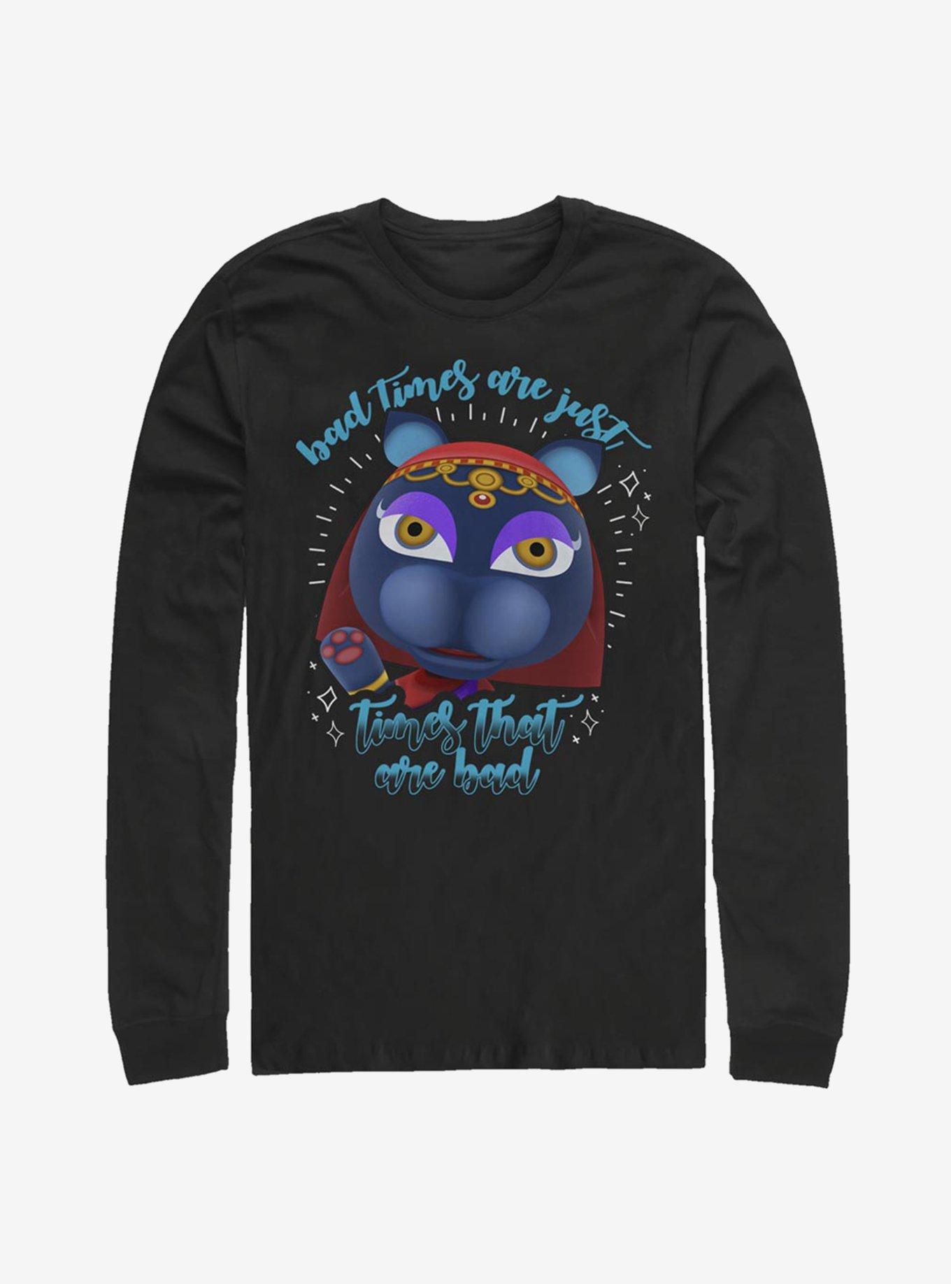 Animal Crossing Katrina Bad Times Long-Sleeve T-Shirt, , hi-res