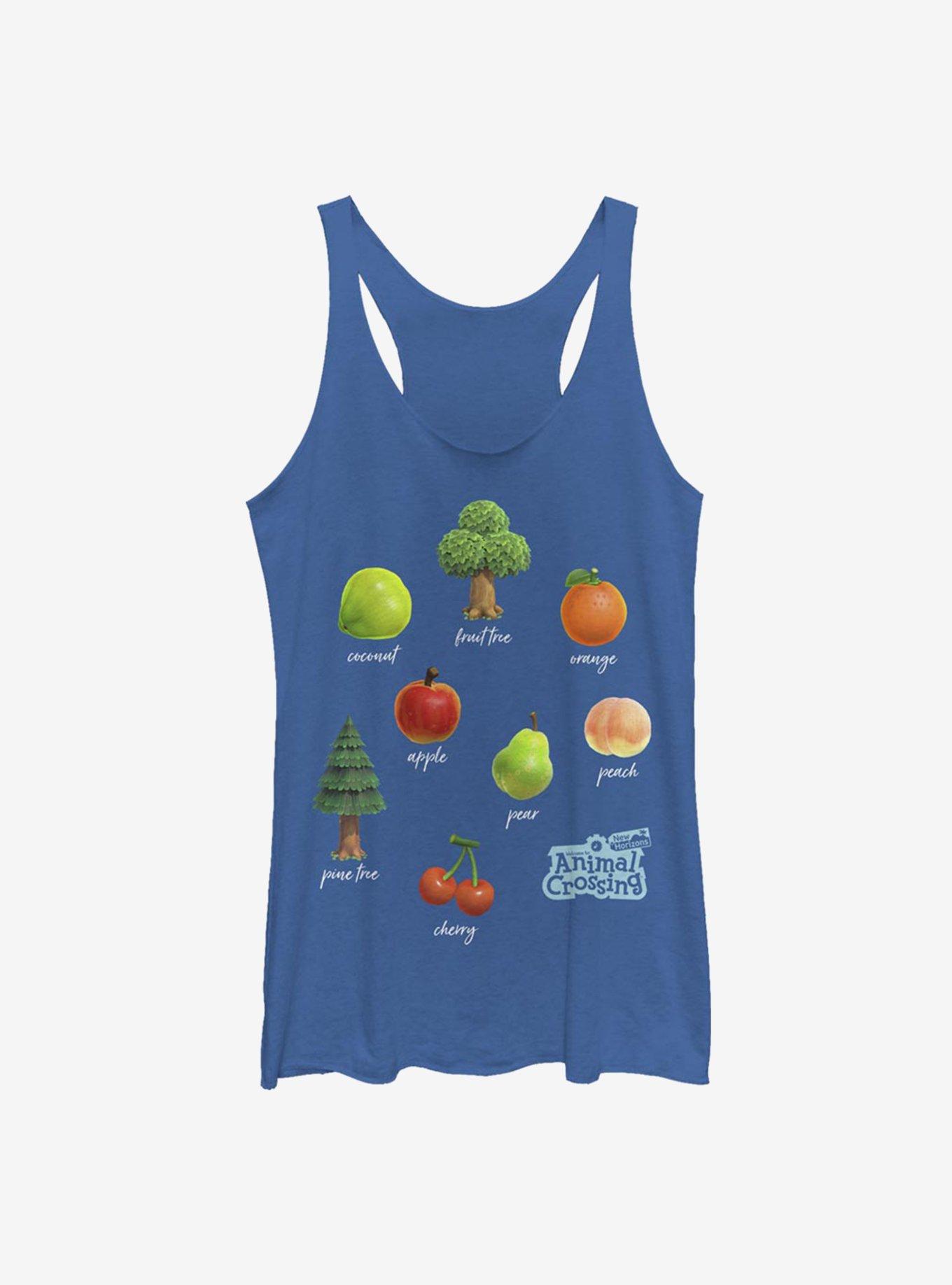 Animal Crossing Fruit and Trees Womens Tank, ROY HTR, hi-res