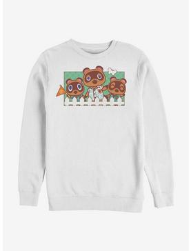 Animal Crossing Nook family Crewneck Sweatshirt, , hi-res