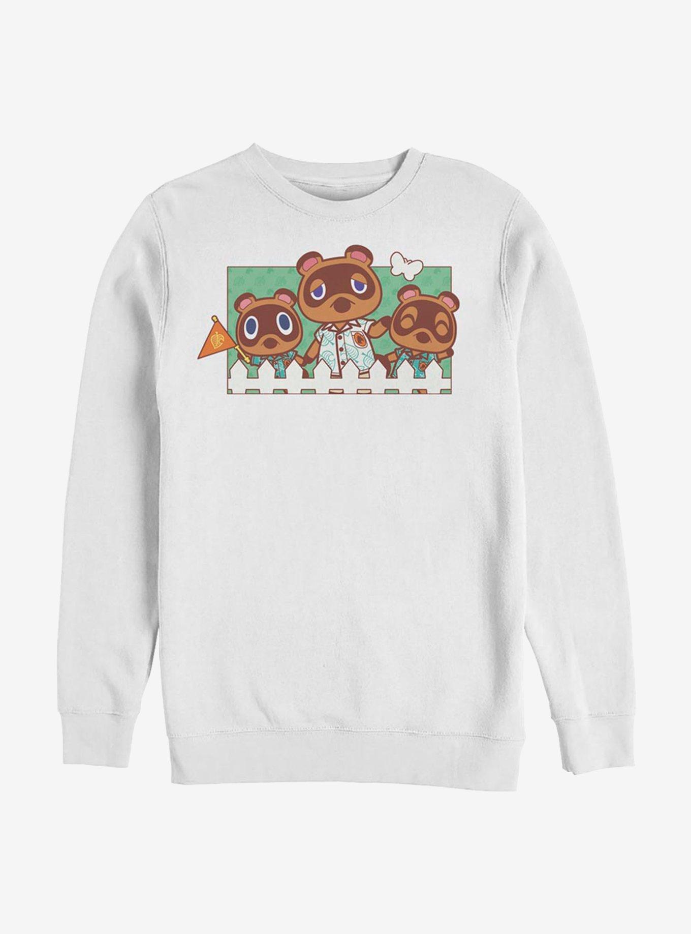 Animal Crossing Nook family Crewneck Sweatshirt, , hi-res