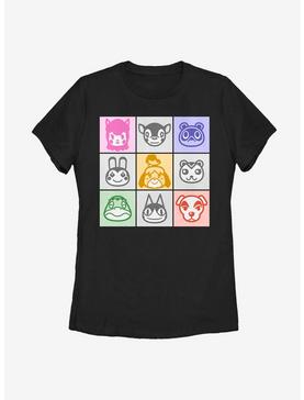 Animal Crossing Animal Stamps Womens T-Shirt, , hi-res