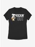 Animal Crossing Rocking Out Womens T-Shirt, BLACK, hi-res