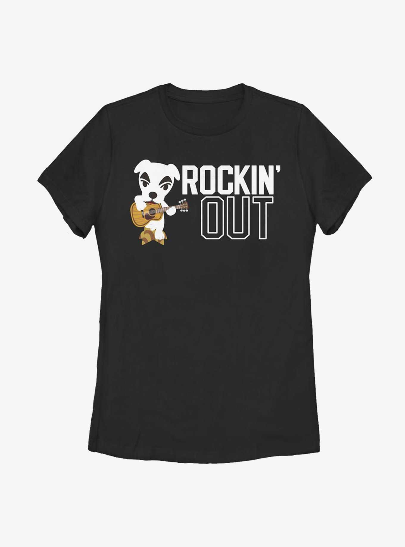 Animal Crossing Rocking Out Womens T-Shirt, , hi-res
