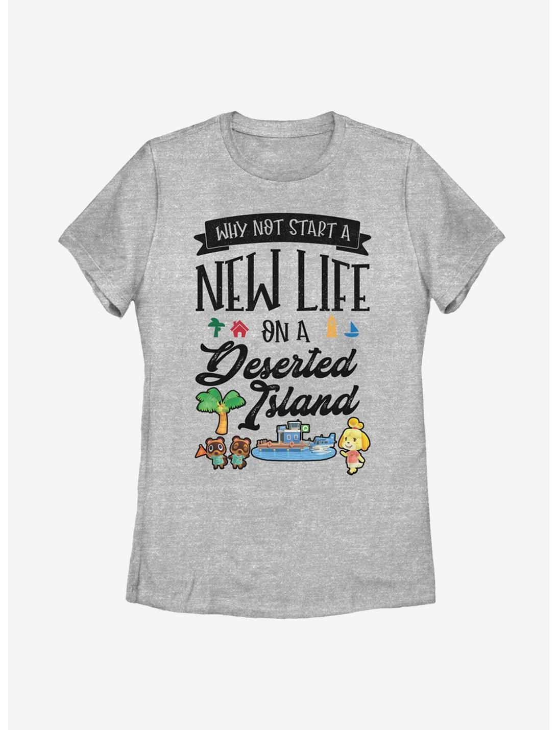 Animal Crossing Start Anew Womens T-Shirt, ATH HTR, hi-res