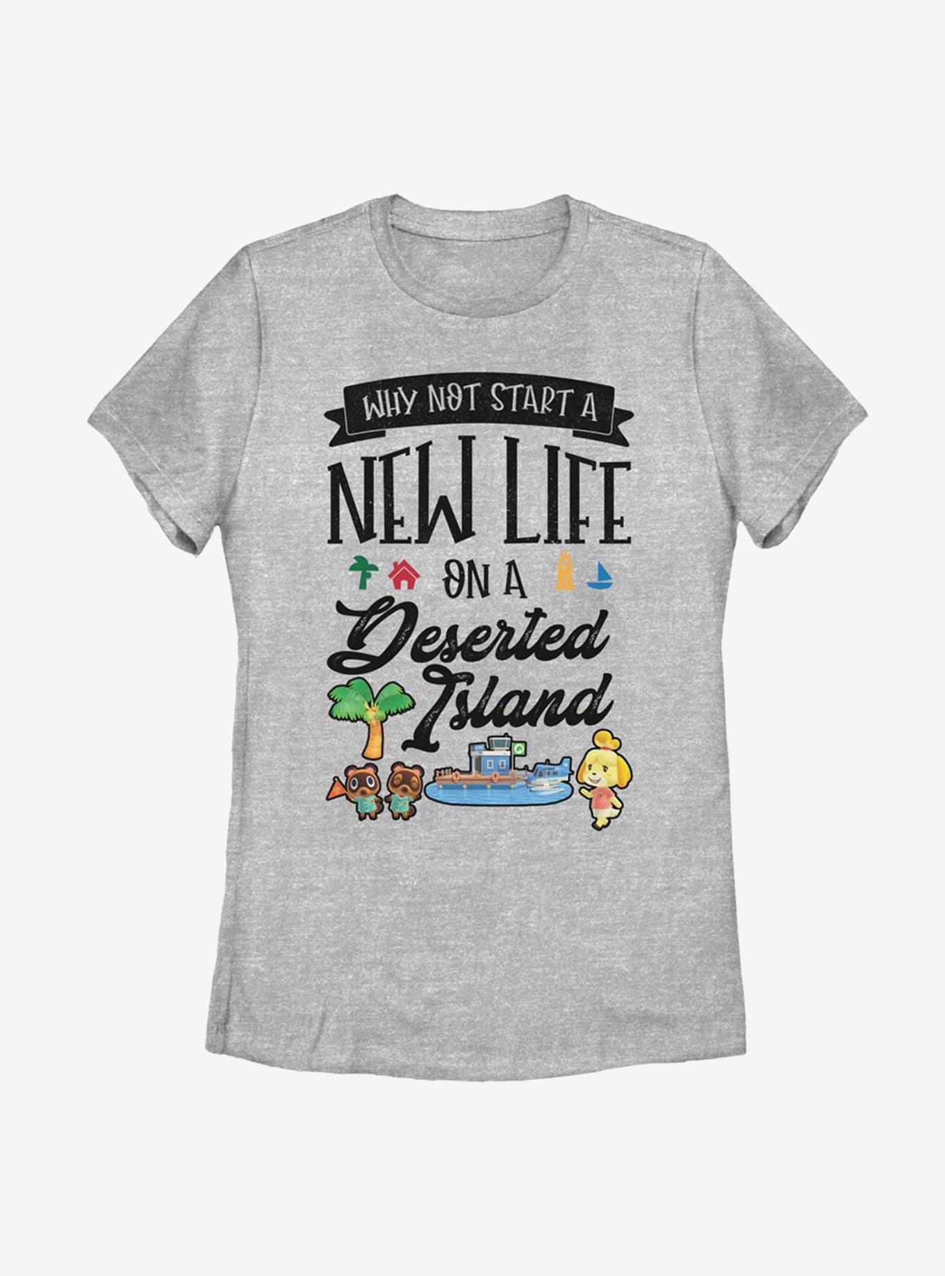 Animal Crossing Start Anew Womens T-Shirt, ATH HTR, hi-res