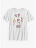 Animal Crossing Character Textbook Youth T-Shirt, WHITE, hi-res