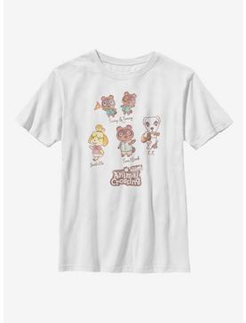 Animal Crossing Character Textbook Youth T-Shirt, , hi-res