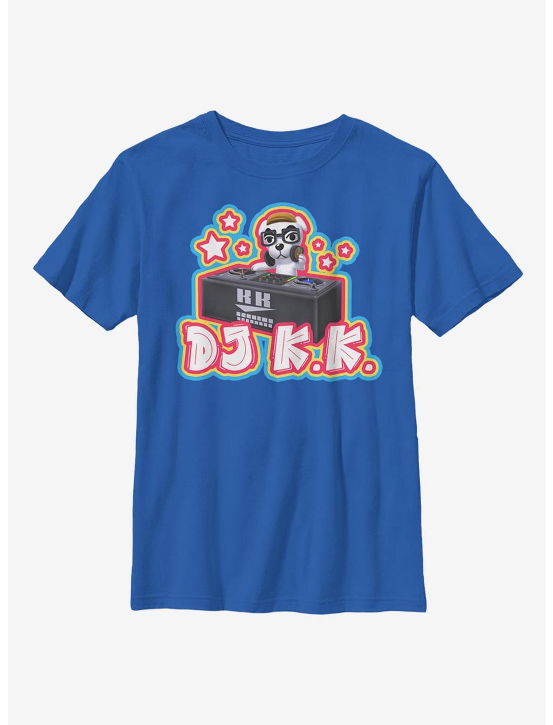 Plus Size Animal Crossing DJ KK Japanese Pop Youth T-Shirt, ROYAL, hi-res