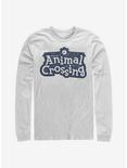 Animal Crossing Vintage Welcome Sign Long-Sleeve T-Shirt, WHITE, hi-res