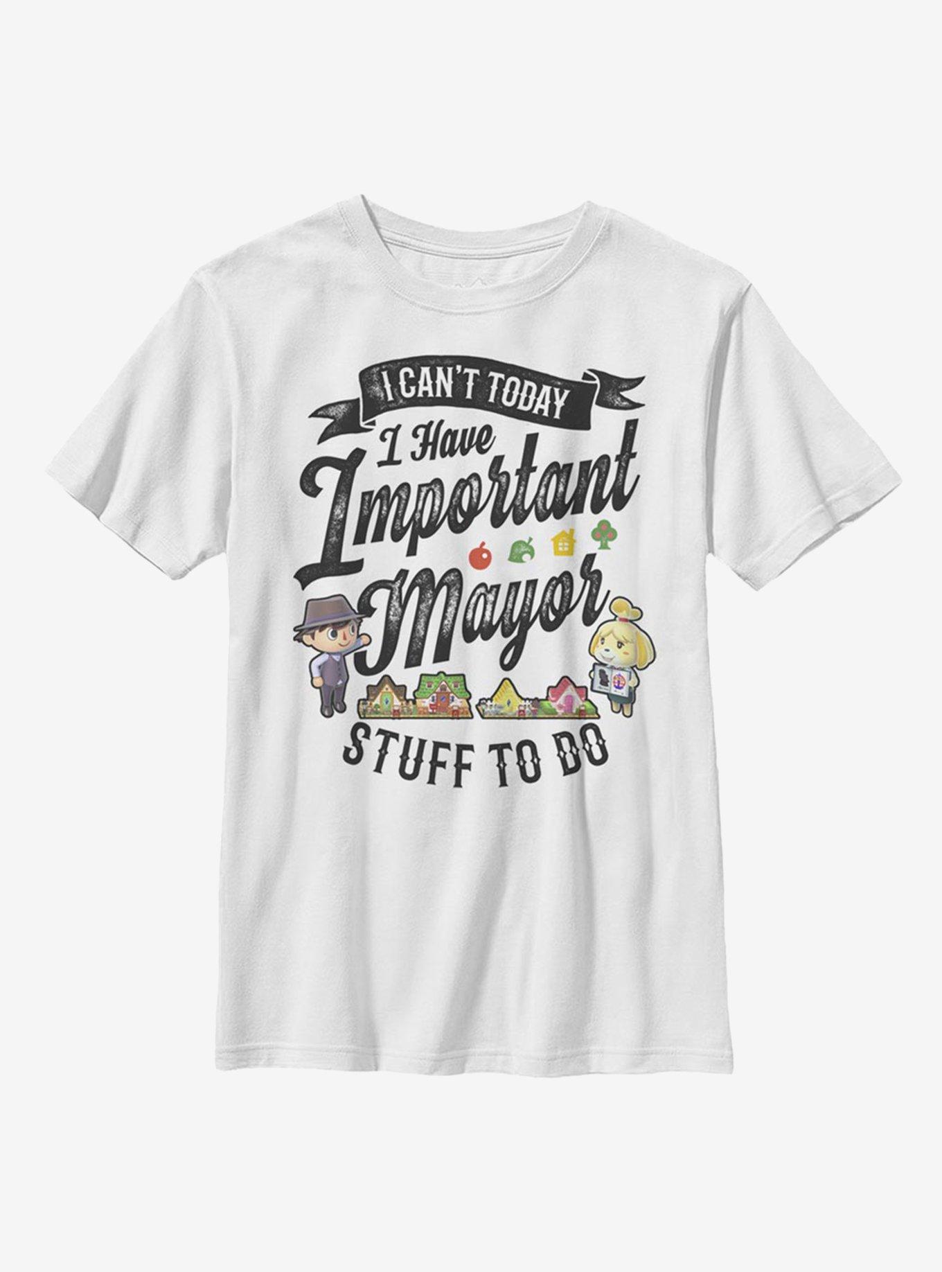 Animal Crossing Important Mayor Youth T-Shirt, , hi-res