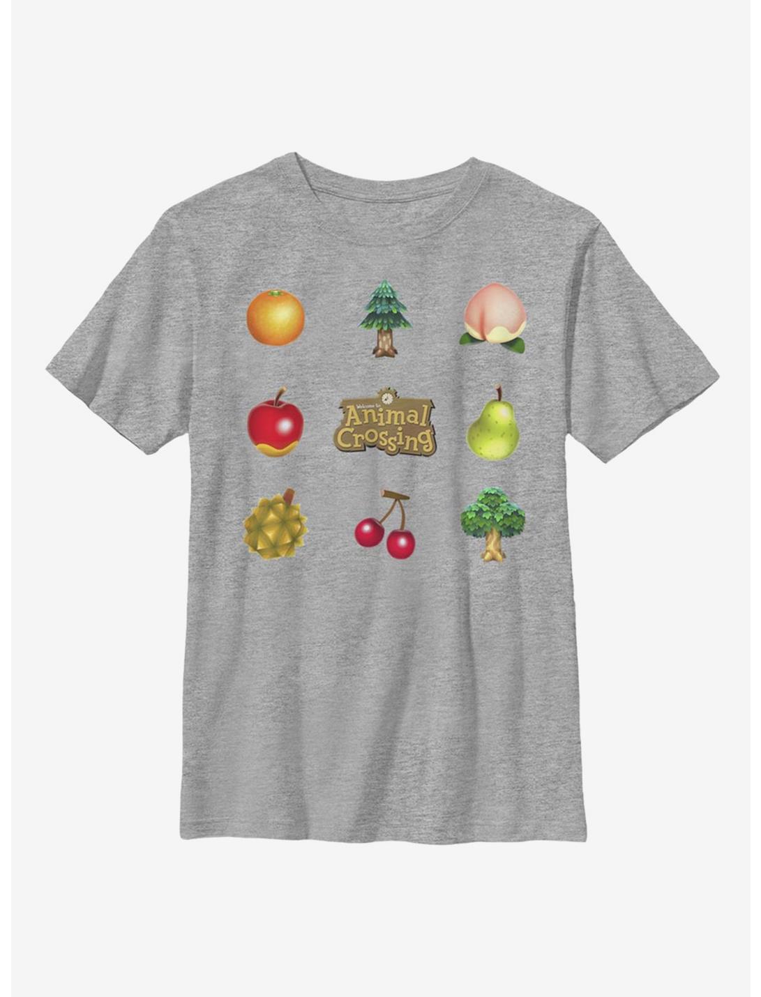 Animal Crossing Items Youth T-Shirt, ATH HTR, hi-res