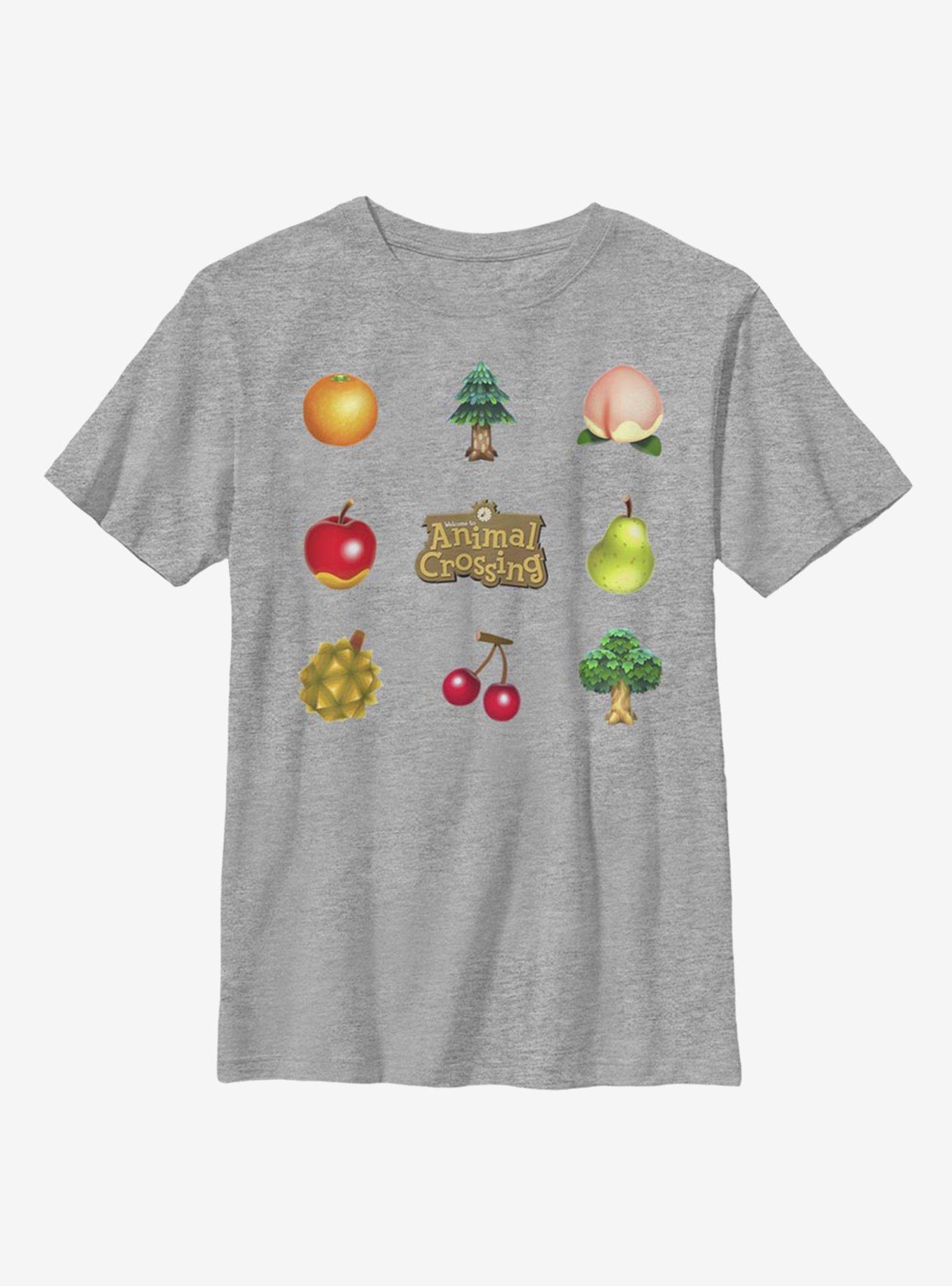 Animal Crossing Items Youth T-Shirt, ATH HTR, hi-res