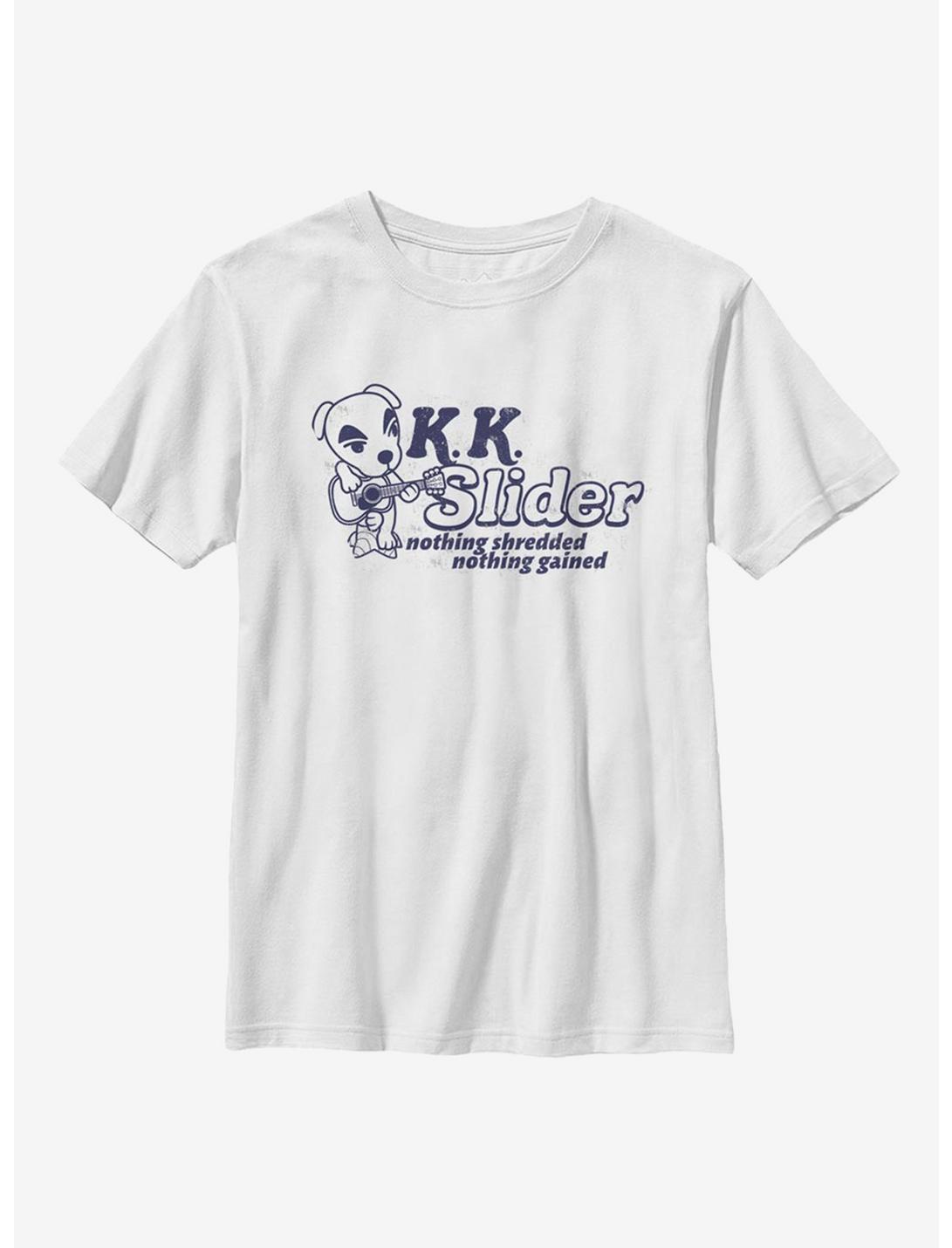 Animal Crossing KK Slider Nothing Shredded Youth T-Shirt, WHITE, hi-res