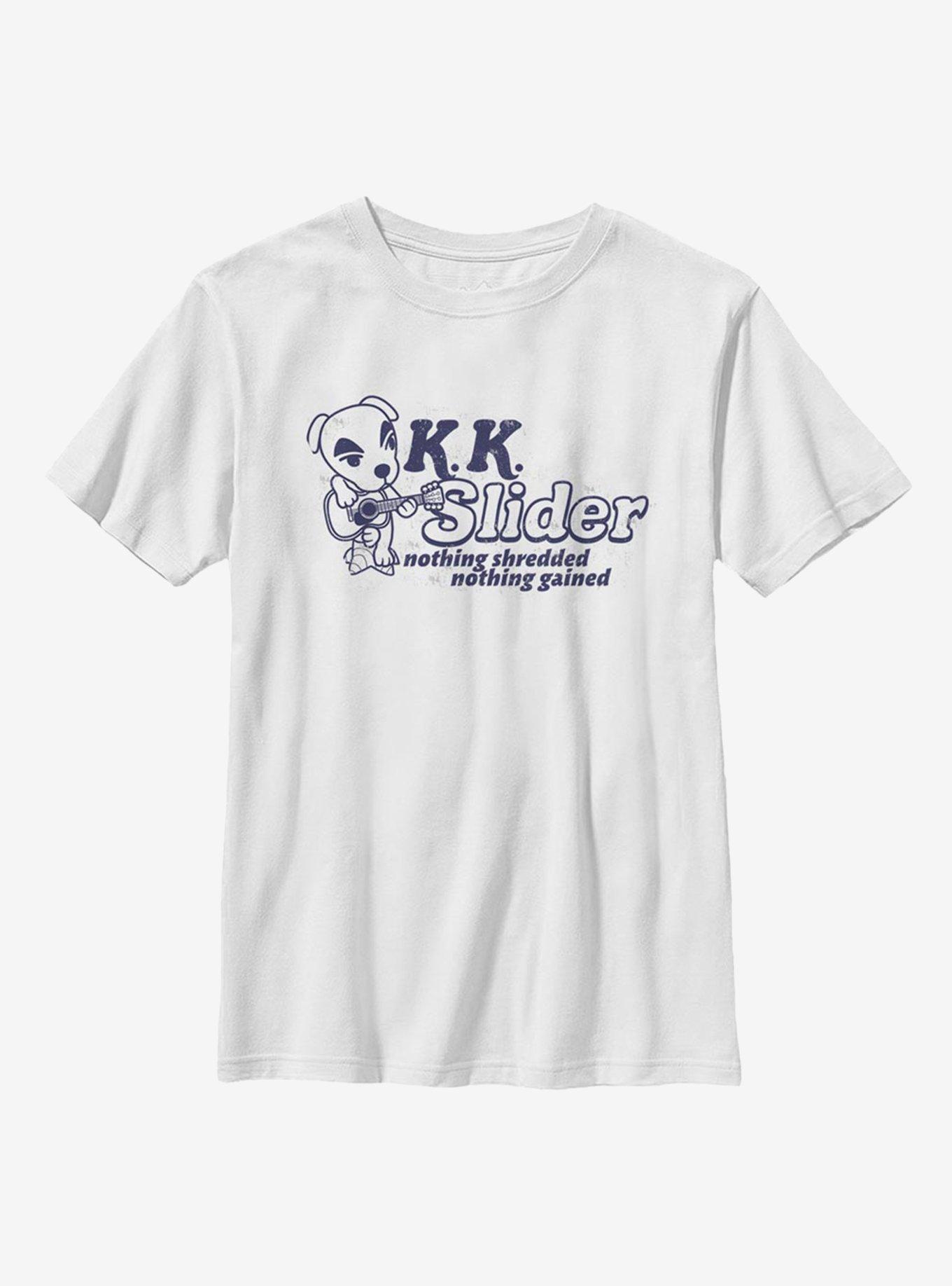 Animal Crossing KK Slider Nothing Shredded Youth T-Shirt, WHITE, hi-res