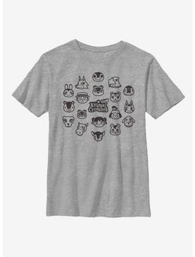 Animal Crossing New Horizons Group Youth T-Shirt, , hi-res