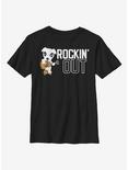 Animal Crossing Rockin Out Youth T-Shirt, BLACK, hi-res