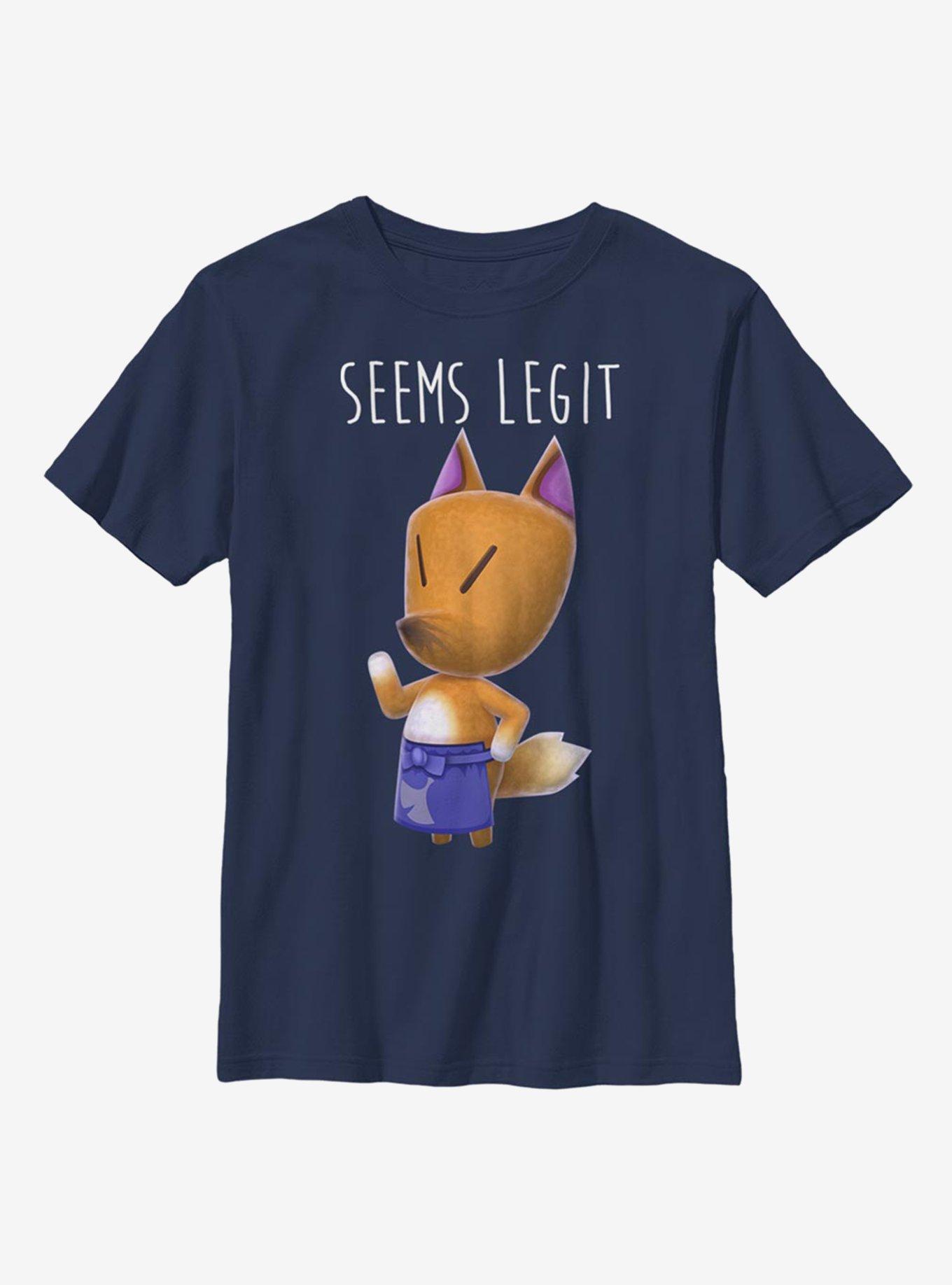 Animal Crossing Seems Legit Youth T-Shirt, , hi-res