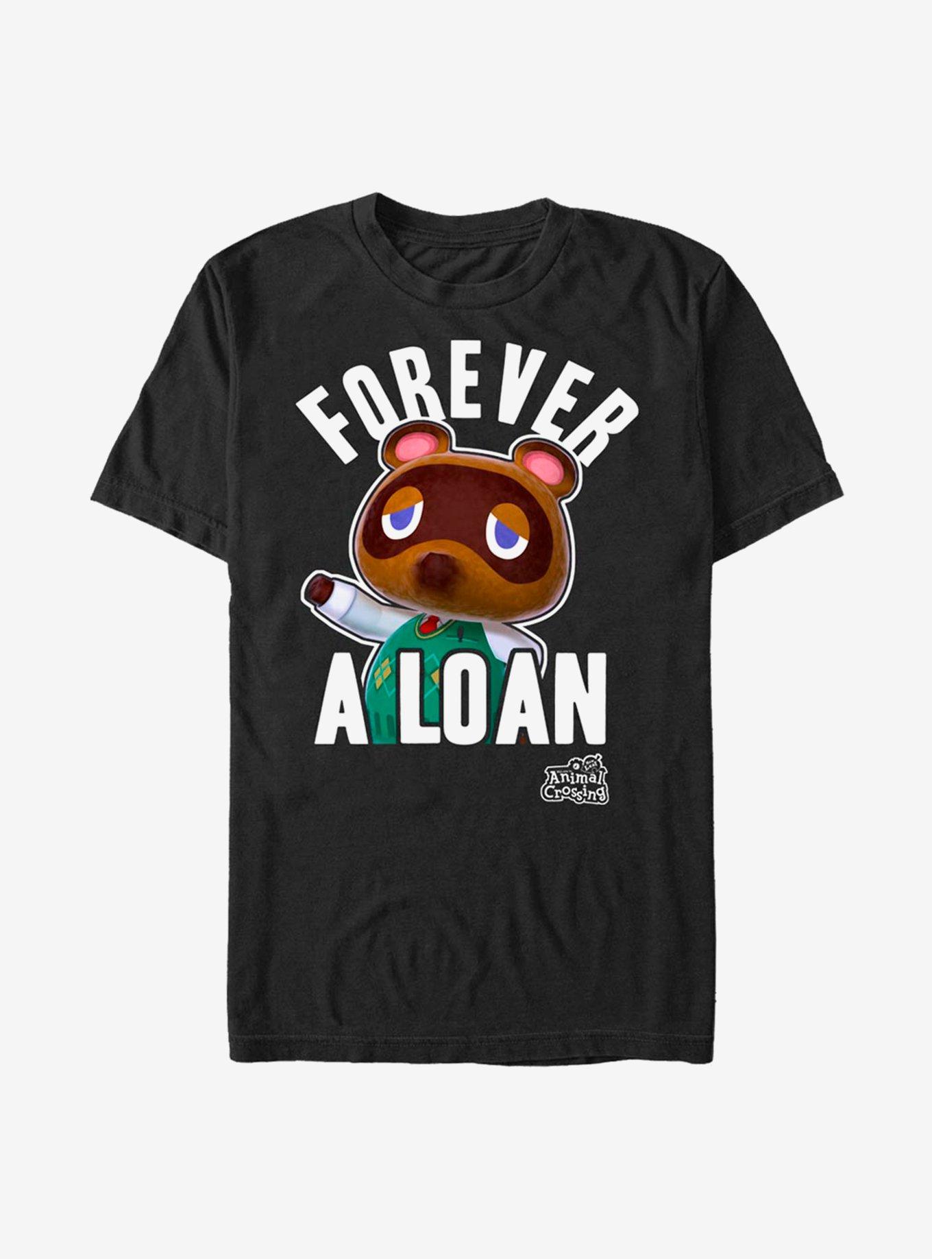 Animal Crossing Nook Forever A Loan T-Shirt, , hi-res