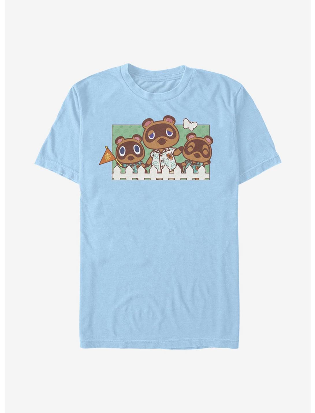 Animal Crossing: New Horizons Nook Family T-Shirt, LT BLUE, hi-res
