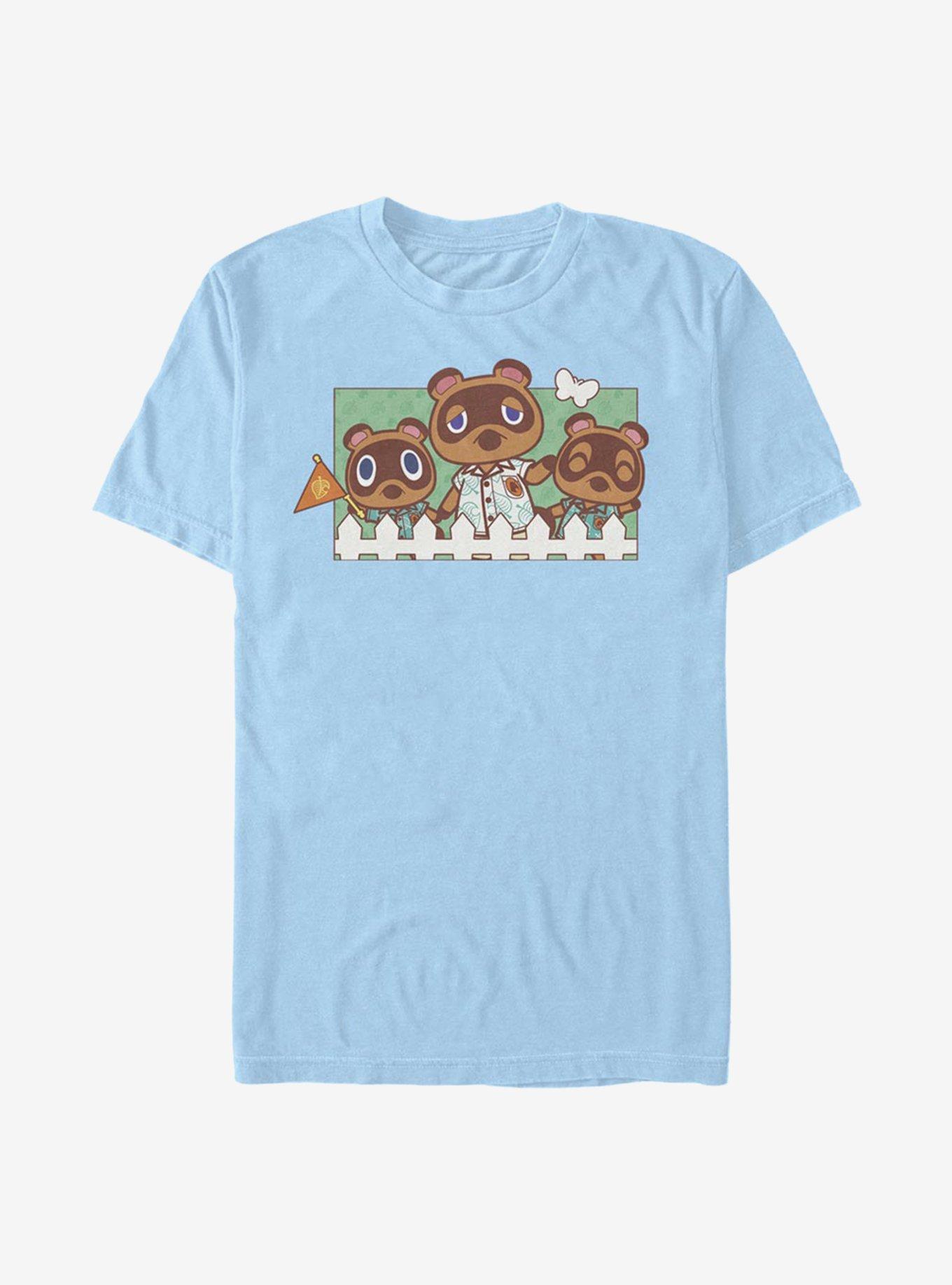 Animal Crossing: New Horizons Nook Family T-Shirt, LT BLUE, hi-res