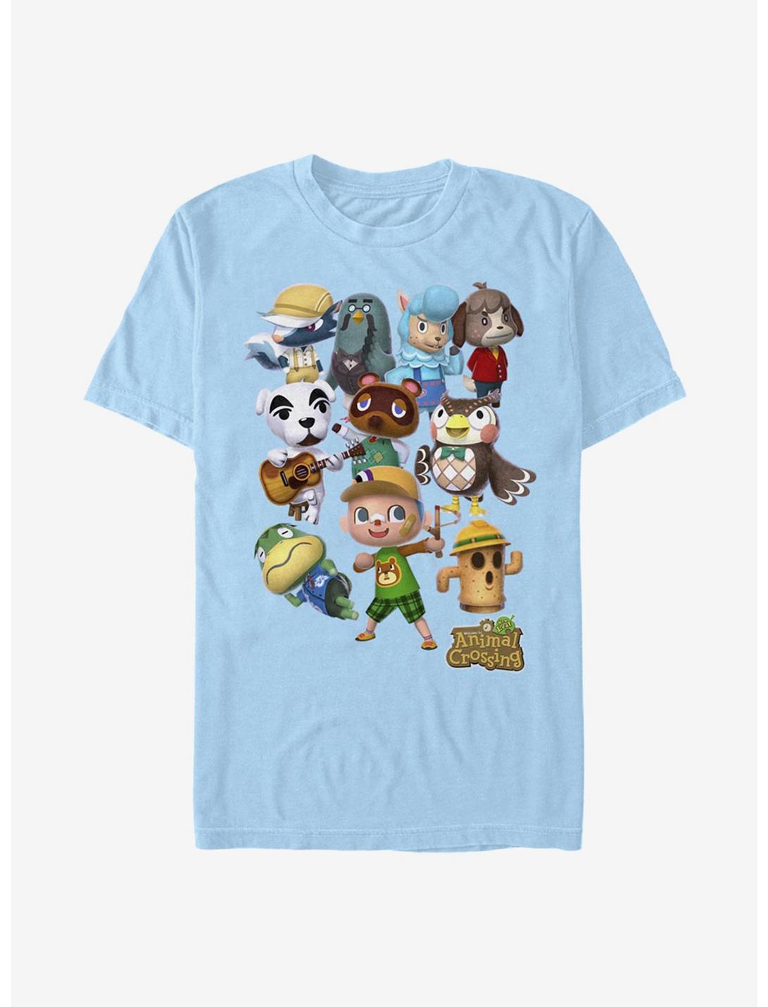 Animal Crossing Welcome Back T-Shirt, LT BLUE, hi-res