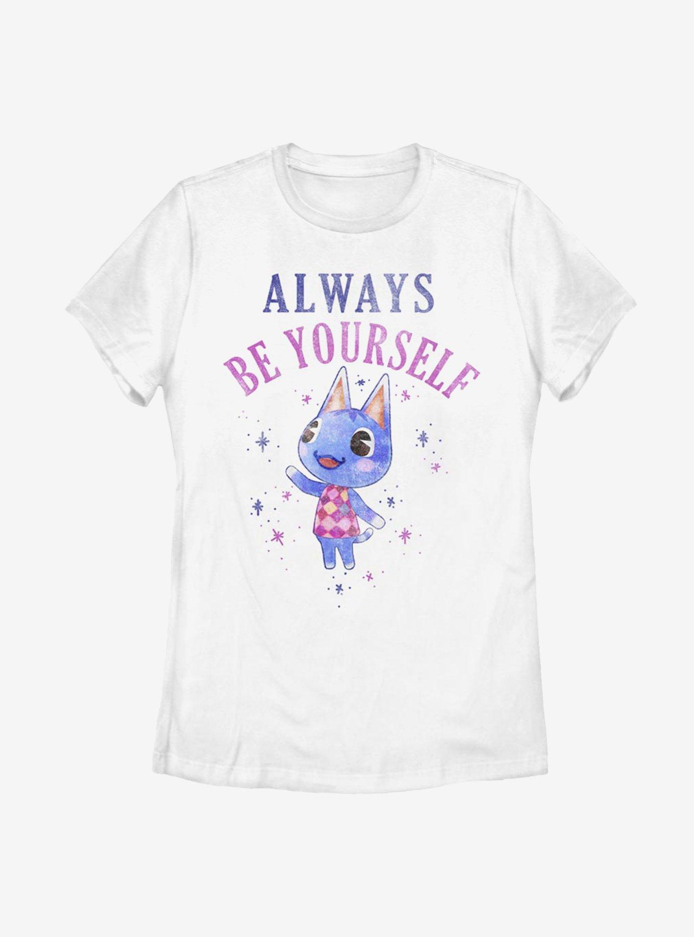 Animal Crossing Rover Be Yourself Womens T-Shirt, WHITE, hi-res