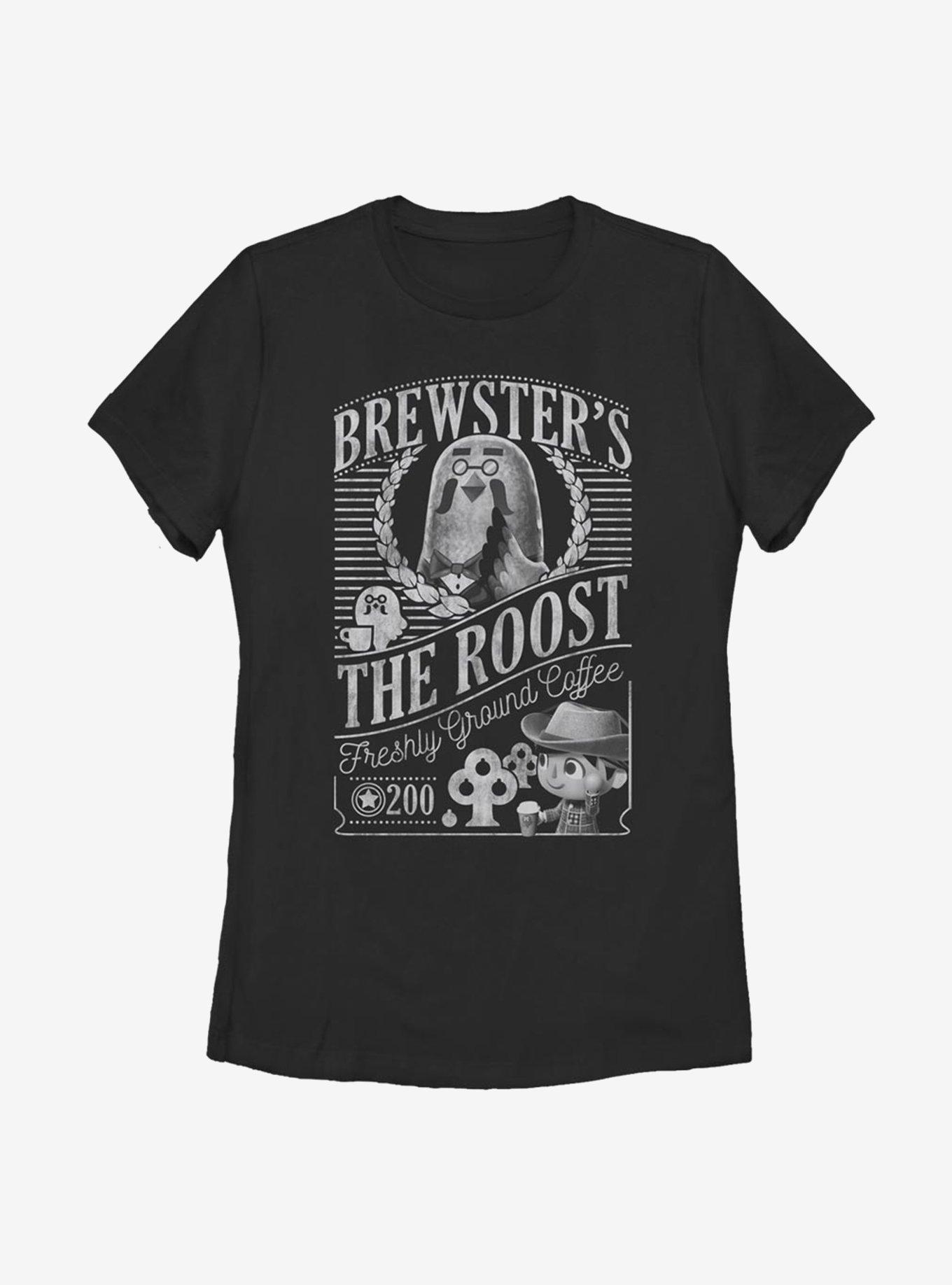 Animal Crossing Brewster's Cafe The Roost Womens T-Shirt, , hi-res