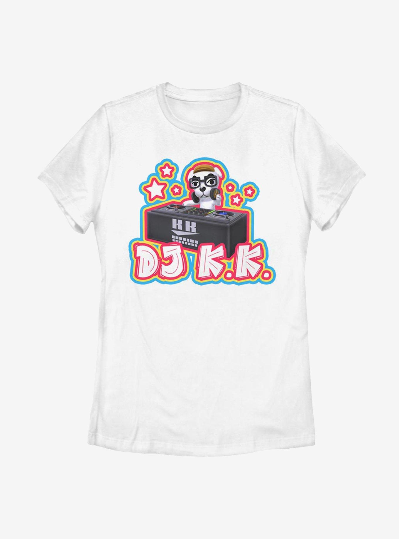 Animal Crossing DJ K.K. Starry Pop Womens T-Shirt 