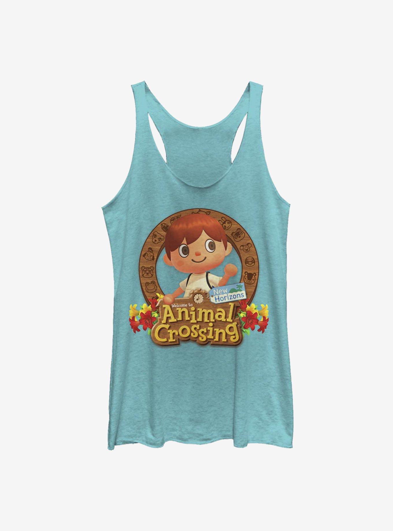 Animal Crossing: New Horizons Villager Emblem Womens Tank Top, , hi-res