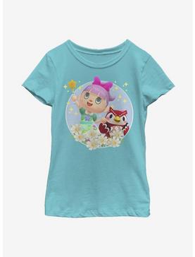 Animal Crossing: New Horizons Celeste Flowers Youth Girls T-Shirt, , hi-res