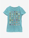 Animal Crossing: New Horizons Friendly Neighbors Youth Girls T-Shirt, TAHI BLUE, hi-res