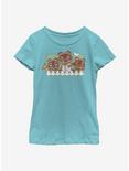 Animal Crossing: New Horizons Nook Family Youth Girls T-Shirt, TAHI BLUE, hi-res